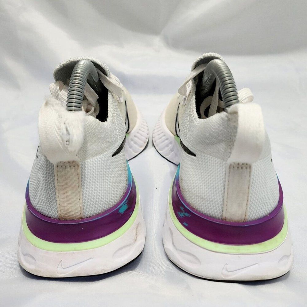 Nike React Infinity Flyknit Shoes Running White Vapor CD4372-102 Women's Size 9 - Picture 9 of 12
